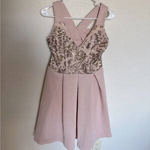 Size large light pink Soieblu dress